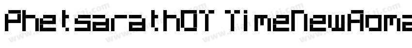 PhetsarathOT TimeNewRoman字体转换